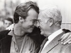 Eddie Albert and son, Edward Albert 1983, NY.jpg